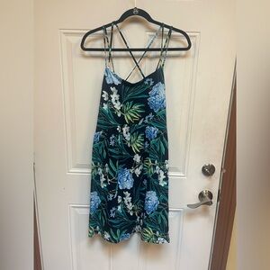 Old Navy Tropical Flower Print Dress XL